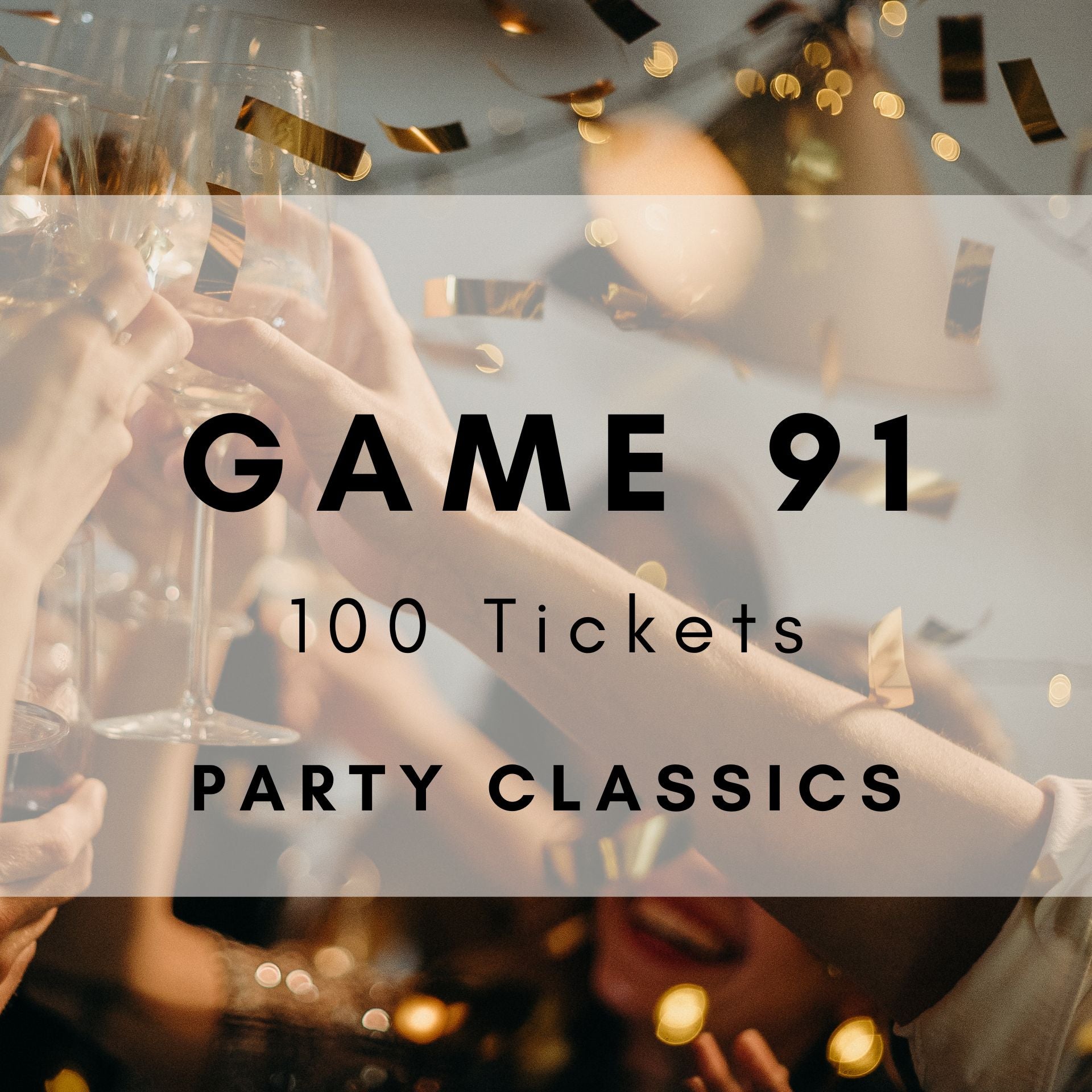 Party Classics Music Bingo