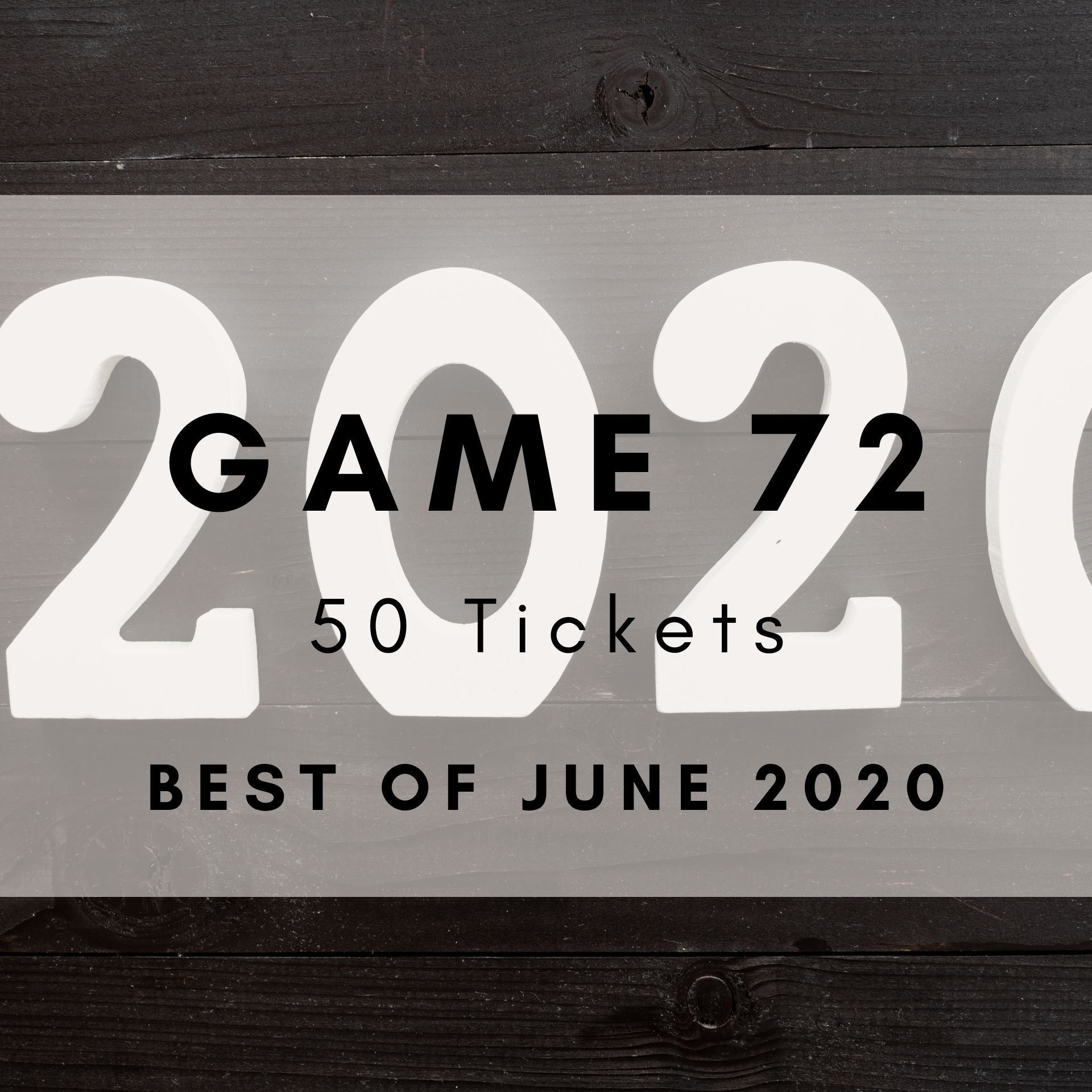Game 72 | Best of June 2020 | Boogie Bingo | Printable Music Bingo Tickets