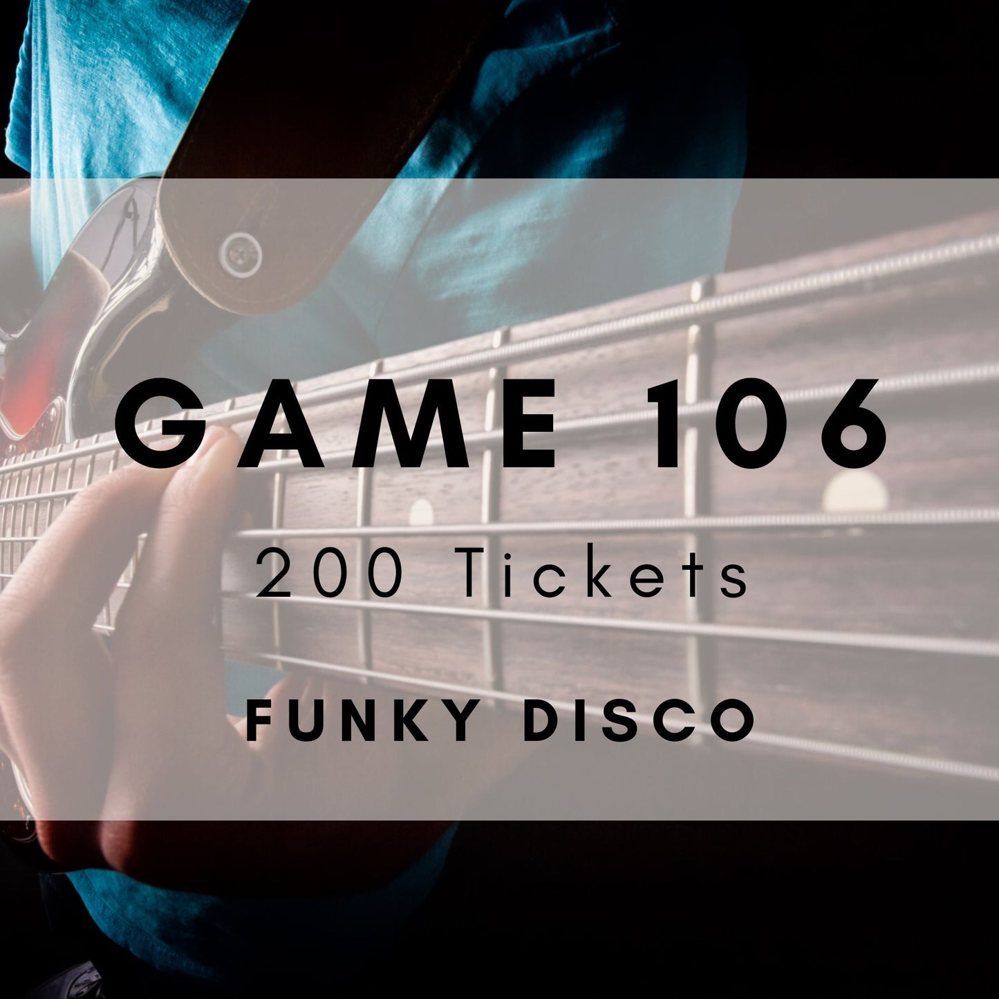 Game 106 | Funky Disco | Boogie Bingo | Printable Music Bingo Tickets