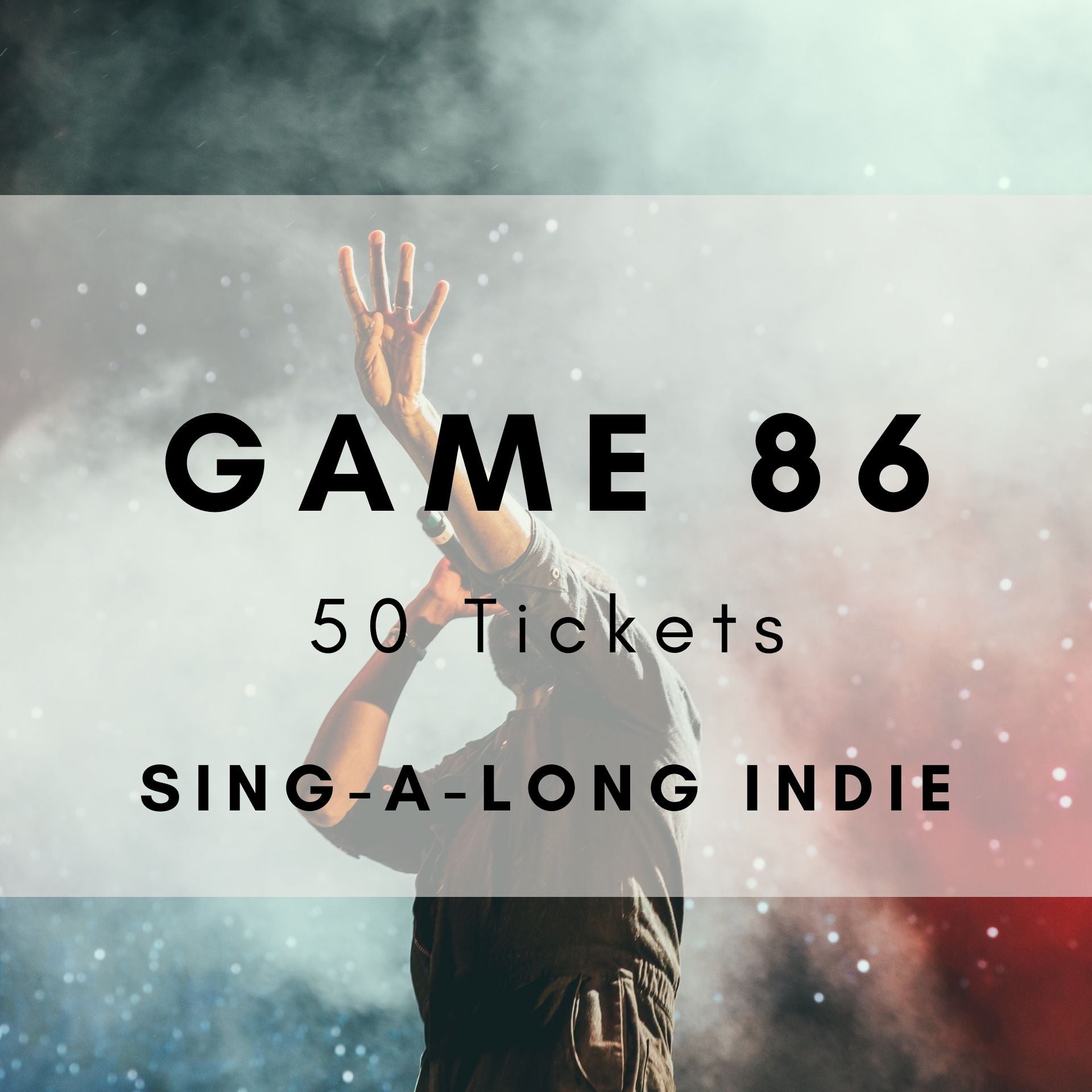 Game 86 | Sing A Long Indie Hits | Boogie Bingo | Printable Music Bingo Tickets