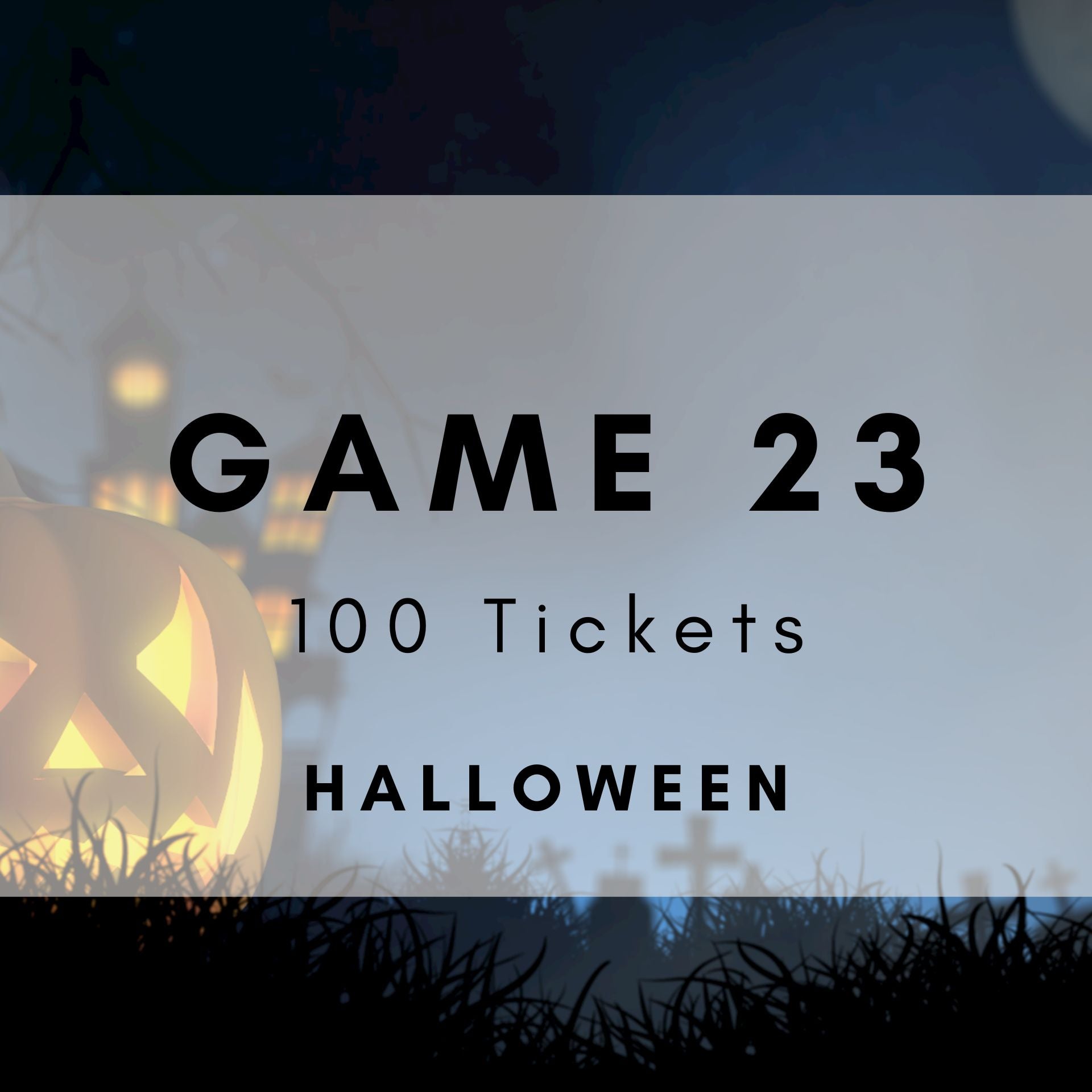 Game 23 | Halloween | Boogie Bingo | Printable Music Bingo Tickets