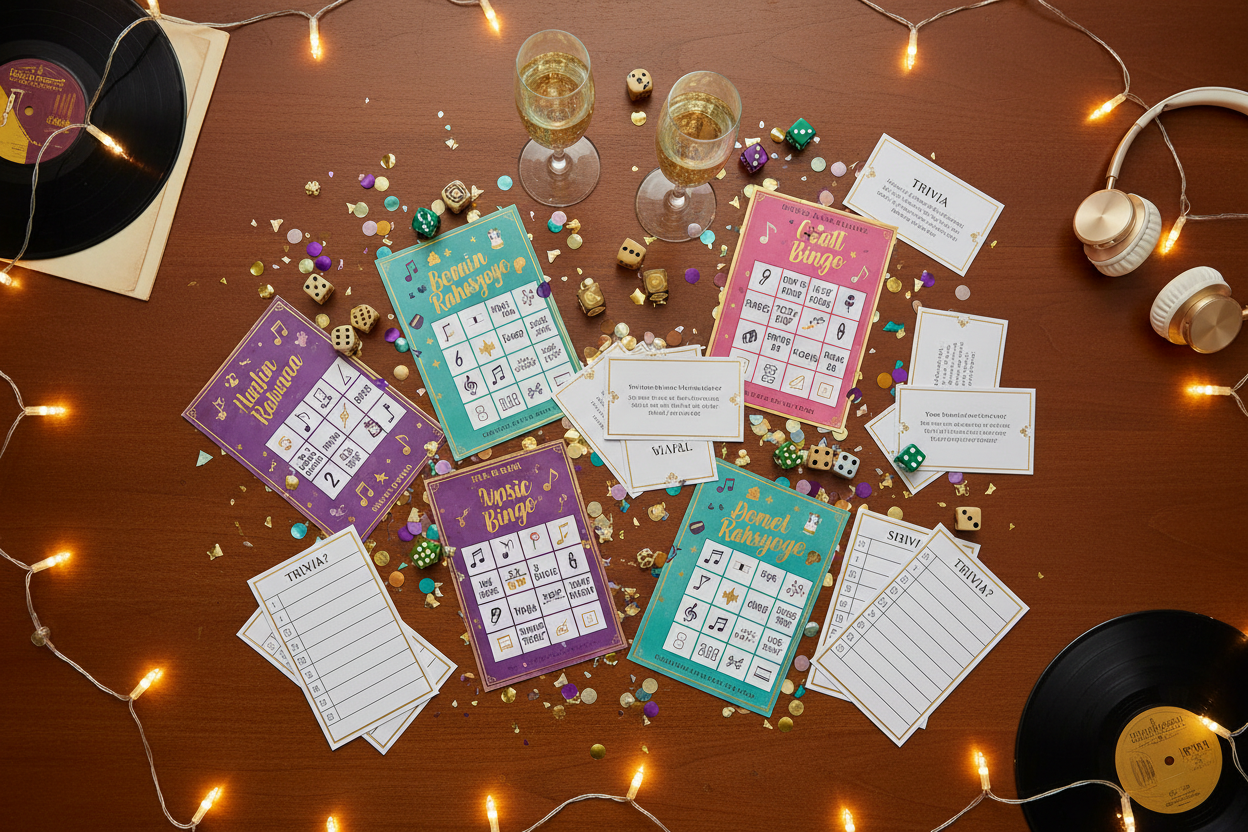 10 Best Party Games for Adults [Music Bingo, Trivia & More]