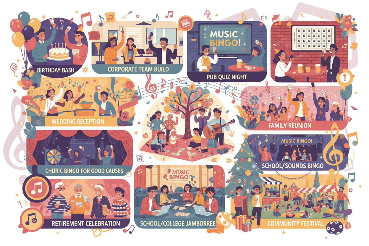 10 Occasions Perfect for Music Bingo Games