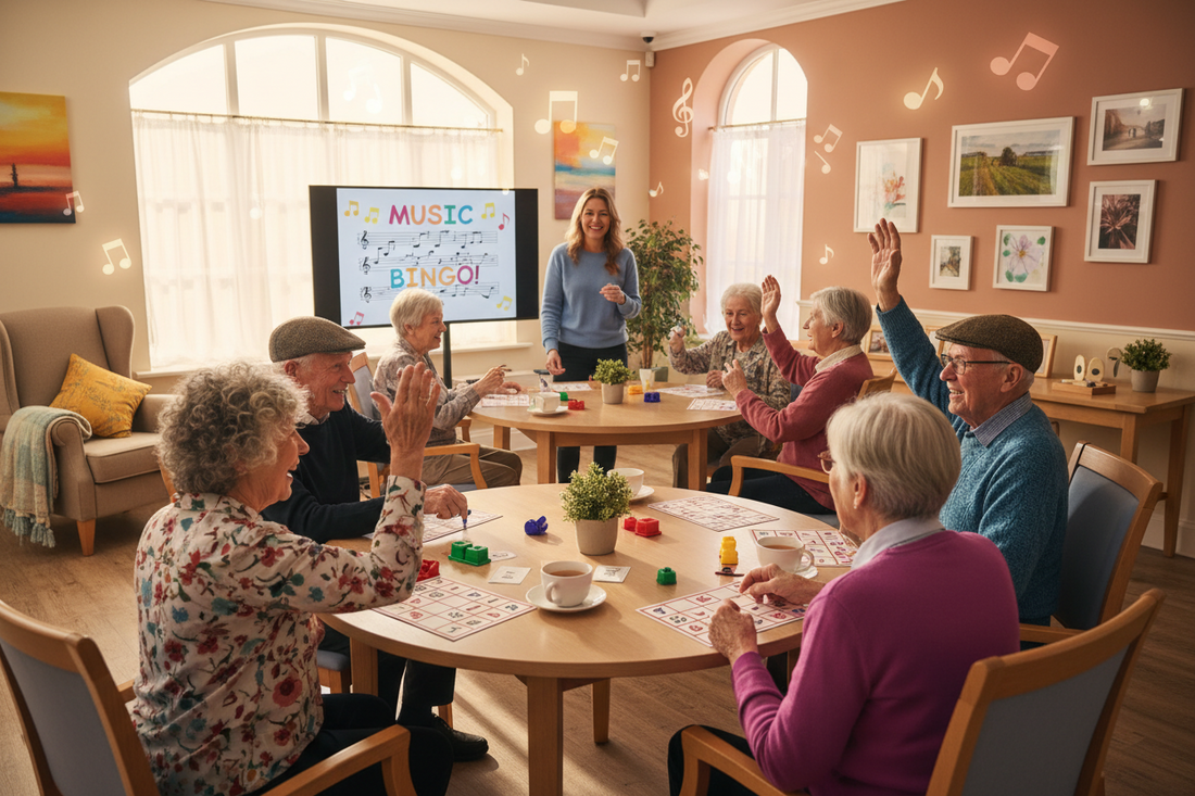 Budget-Friendly Activities for Care Homes: The Music Bingo Advantage