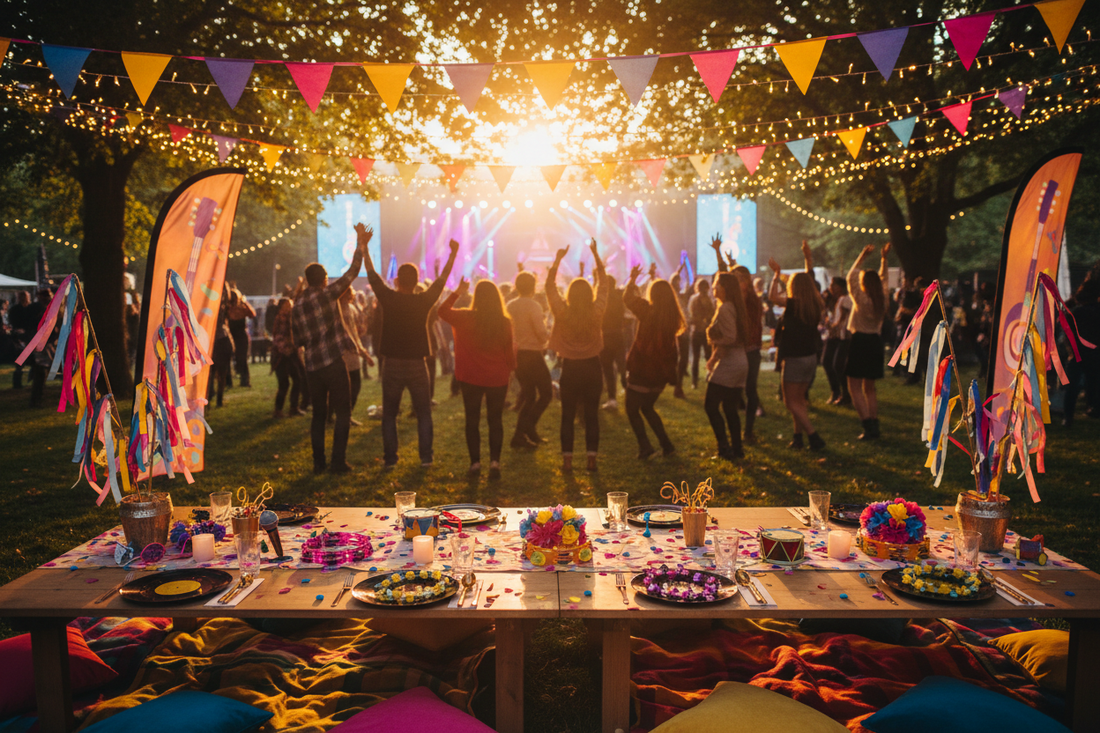 Festival-Themed Party Ideas: Bring Glastonbury Home