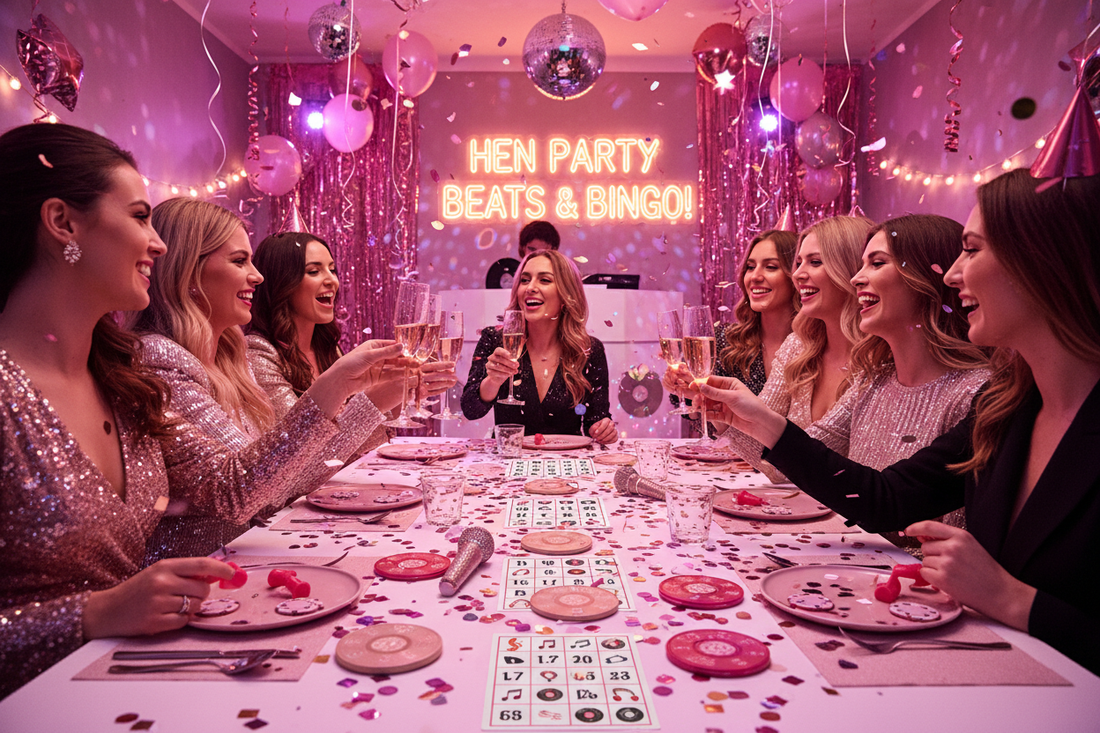 Hen Party Music Bingo: The Ultimate Girls' Night Game!