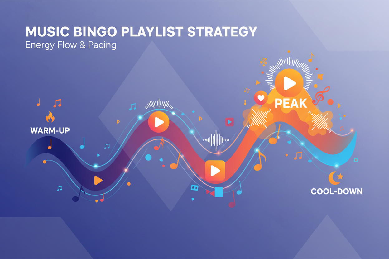 How to Create the Perfect Music Bingo Playlist Order: Pacing, Flow & Energy