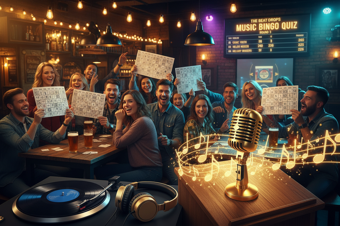 How to Play Music Bingo as an Intro-Guessing Pub Quiz Game