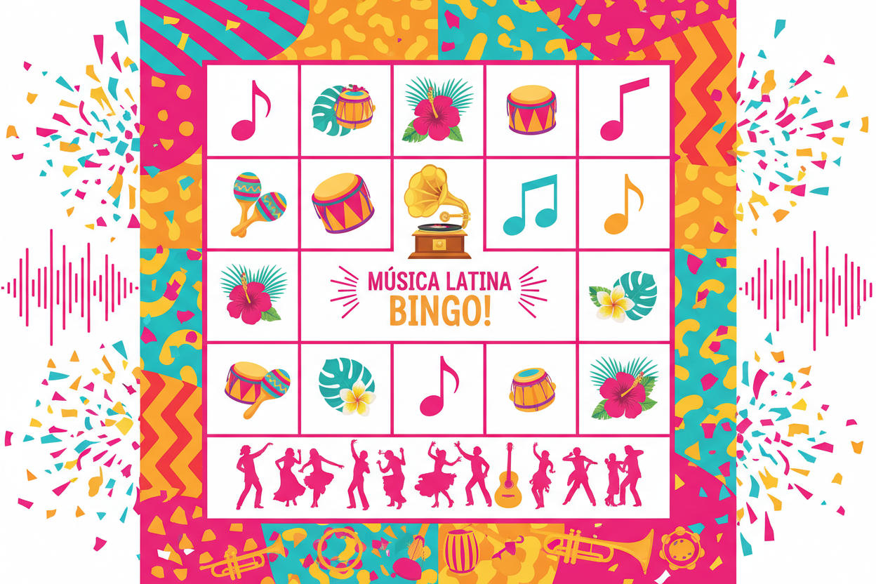 Game 135: Latin Party Music Bingo - Bring the Heat to Your Celebration
