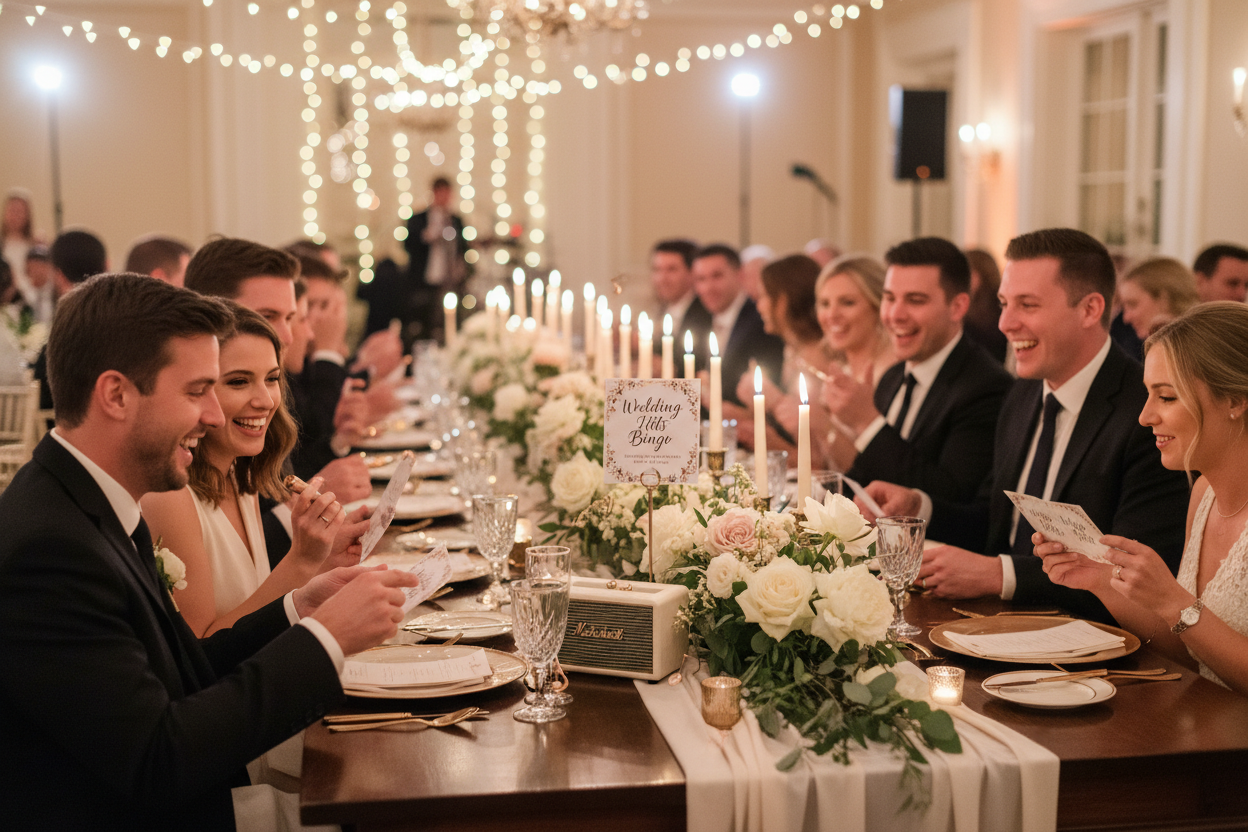 Wedding Season Entertainment: Music Bingo for Receptions & Rehearsal Dinners
