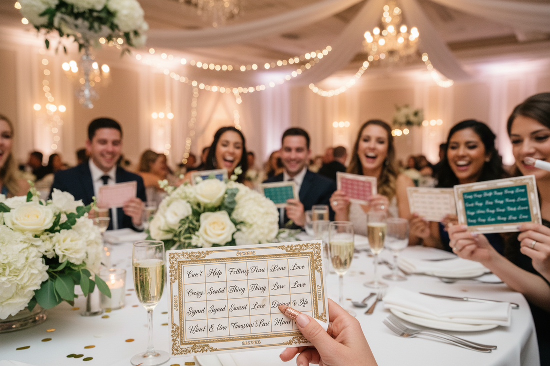 Music Bingo for Wedding Receptions & Engagement Parties: A Fresh Entertainment Idea