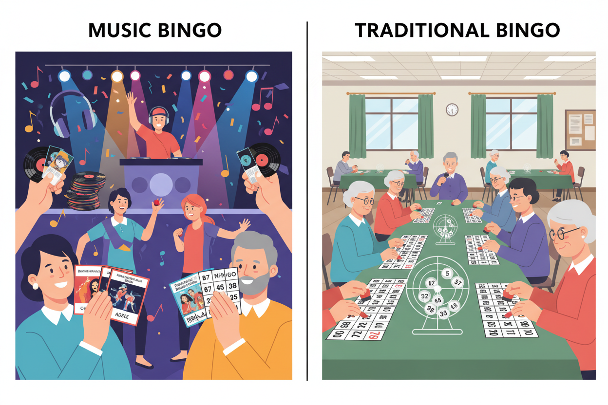 Music Bingo vs Traditional Bingo: Why Music Wins Every Time