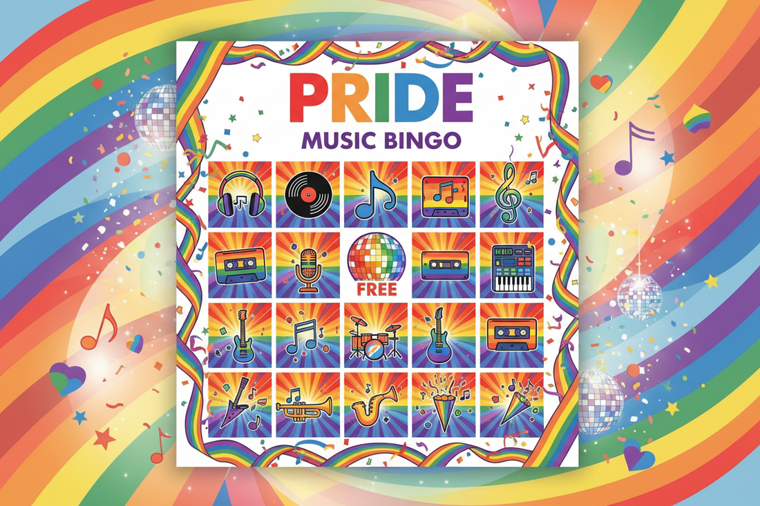 Game 139: Pride Celebration Music Bingo - Anthems of Love and Acceptance