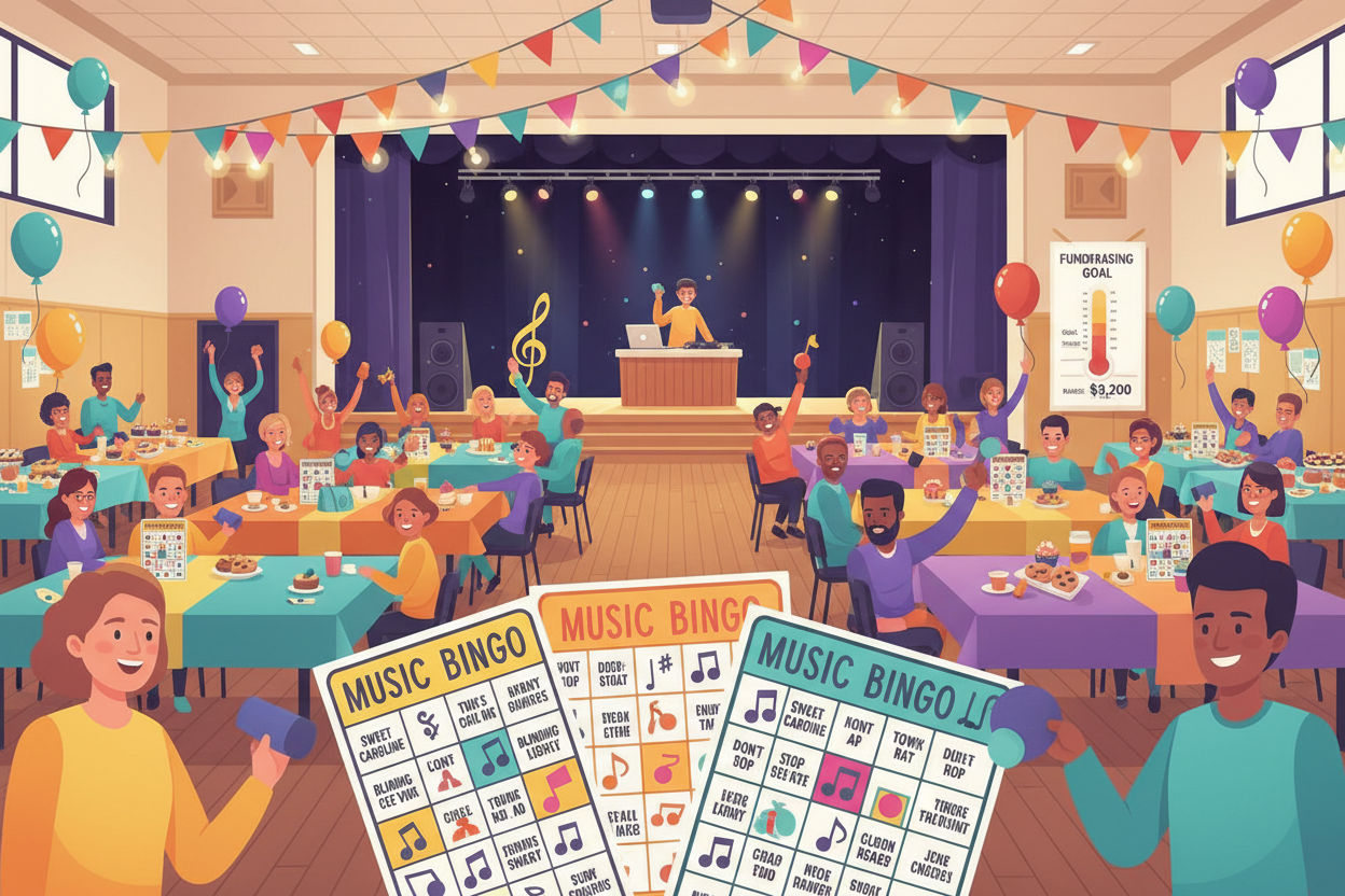 School Fundraiser Ideas: Why Music Bingo Works Brilliantly for PTAs & Parent Groups