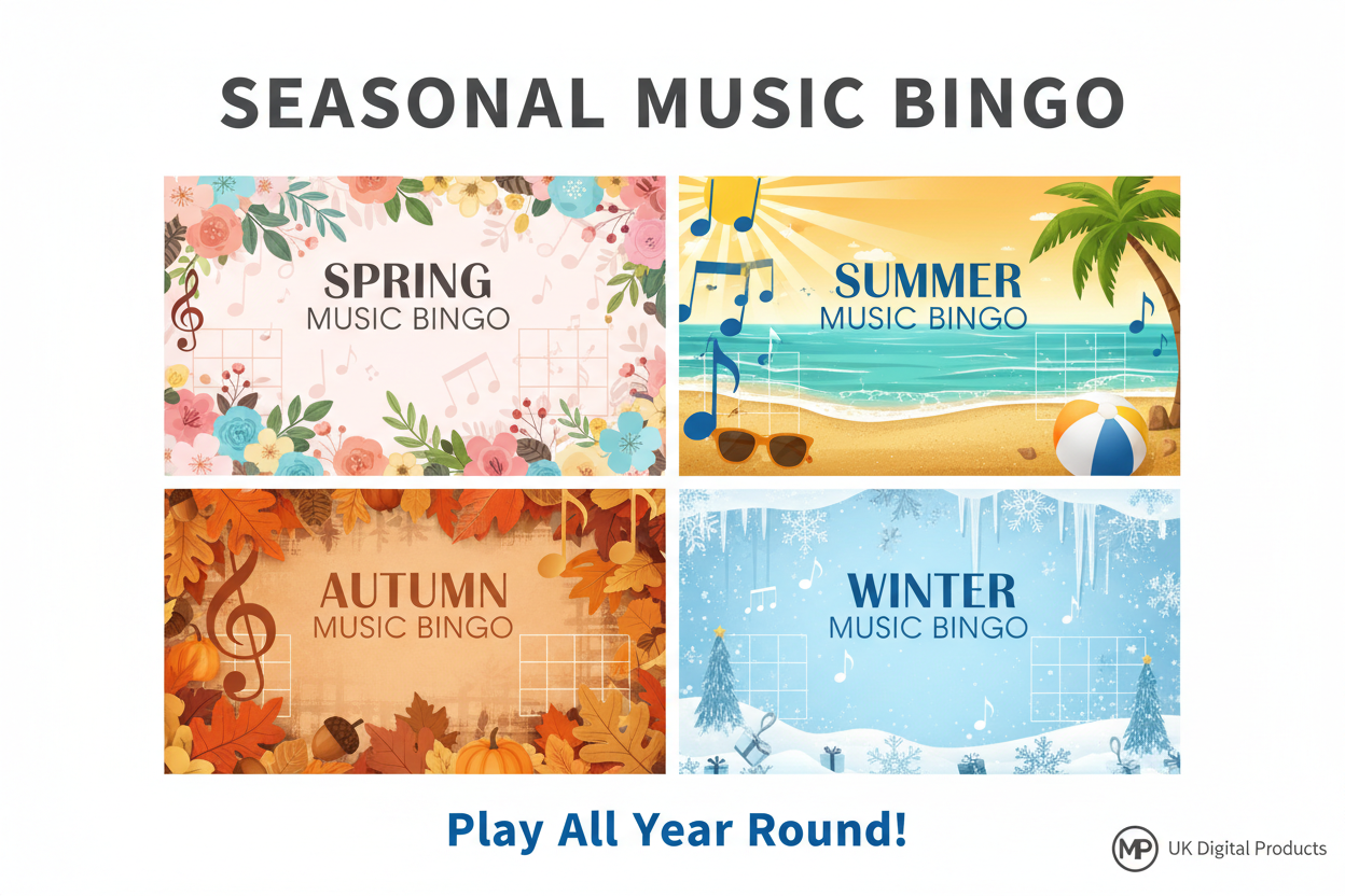 Seasonal Music Bingo Ideas