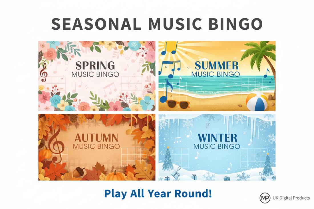Seasonal Music Bingo Ideas