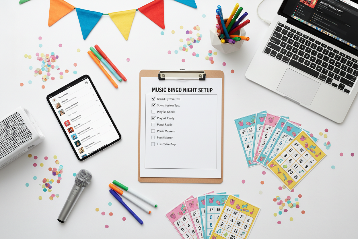 Setting Up Your Music Bingo Night: The Complete Pre-Event Checklist