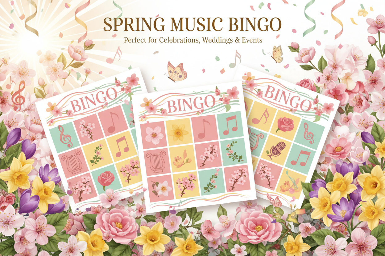 Spring Anthems Music Bingo: Celebrate the Season of Renewal!