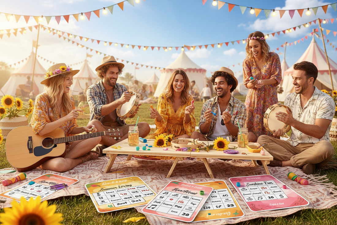 Summer Festival-Themed Music Bingo: Bringing Festival Vibes to Your Event