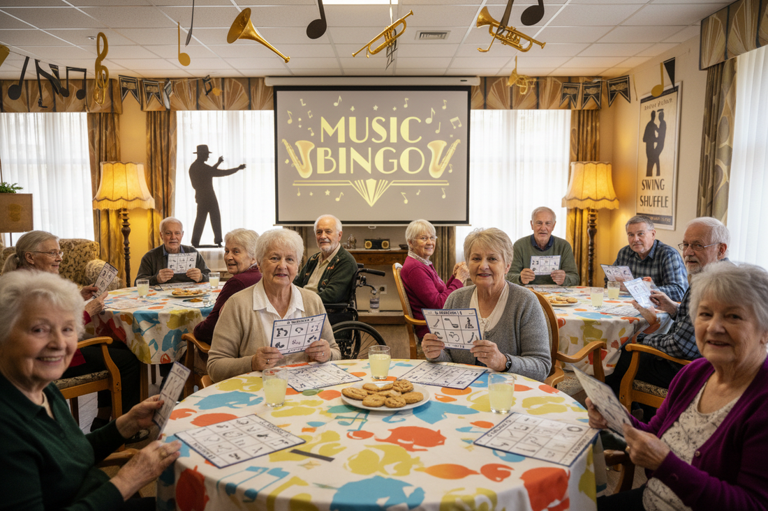 Swing & Big Band Music Bingo: The Perfect Activity For Care Home Residents