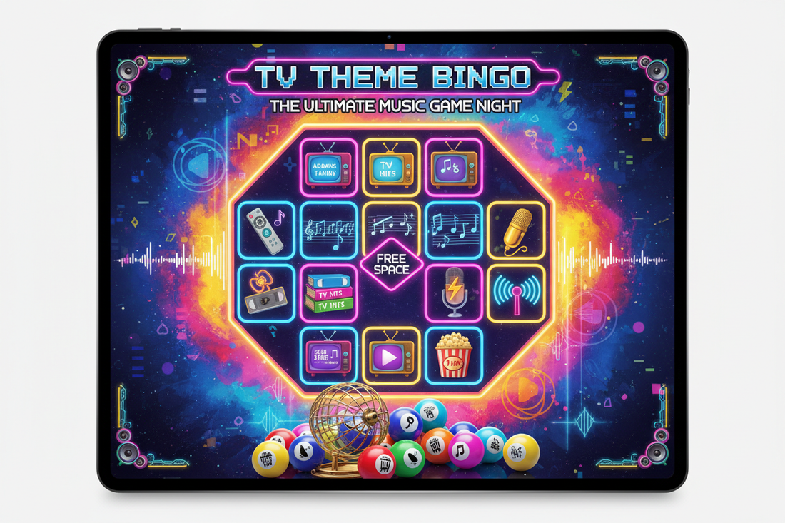 Game 145: TV Theme Tunes Music Bingo - Iconic Television Soundtracks
