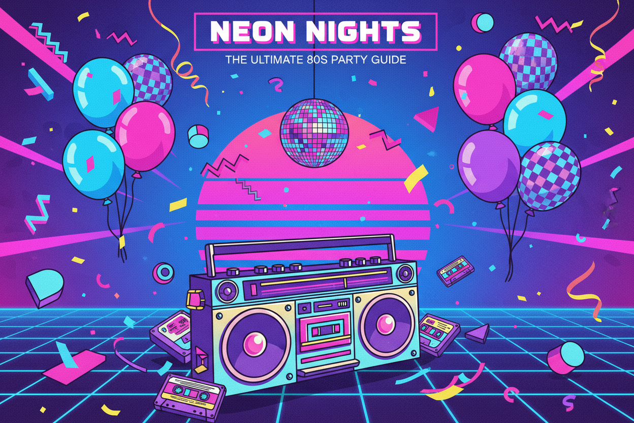Ultimate Guide to 80s Themed Parties: Decorations, Music & Games