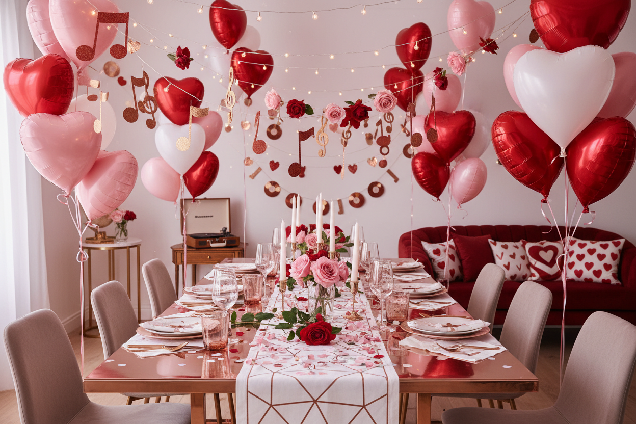 Valentine's Day Party Ideas: Romantic Music Bingo for Couples