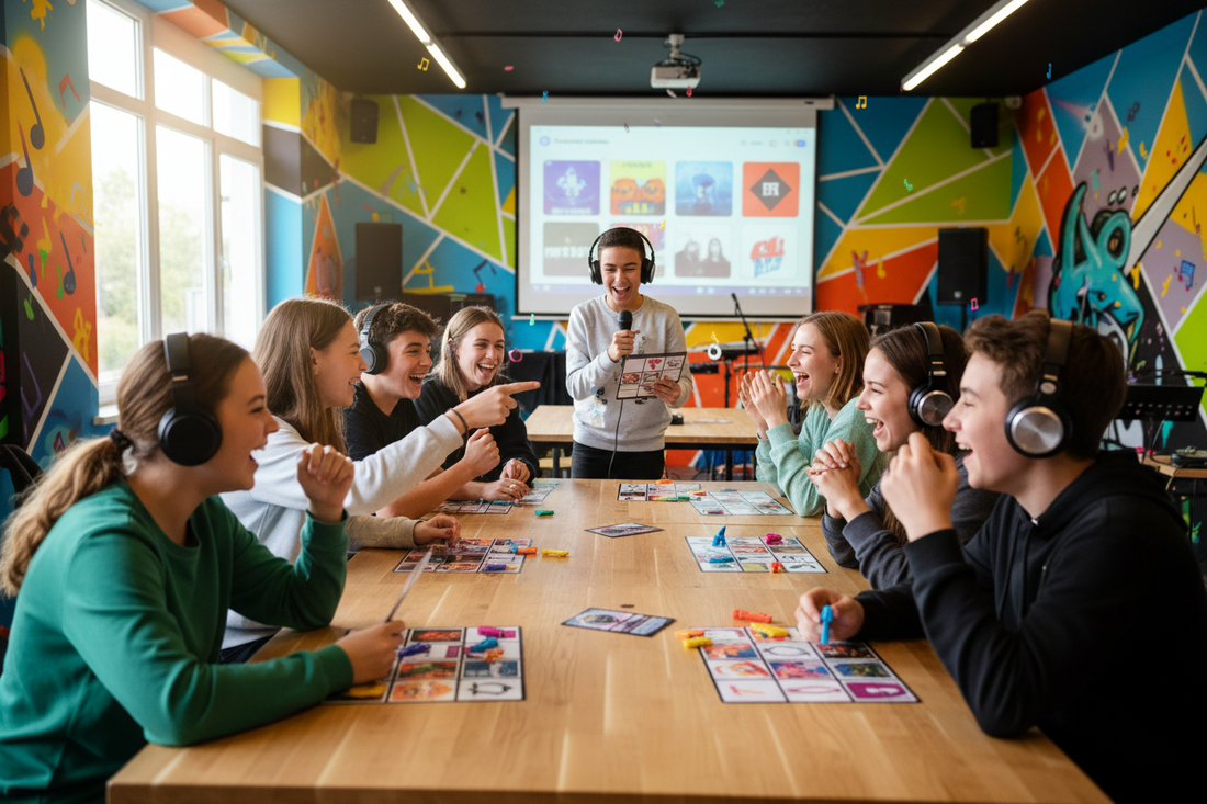 Youth Club Activities: Getting Teens Engaged with Music Bingo