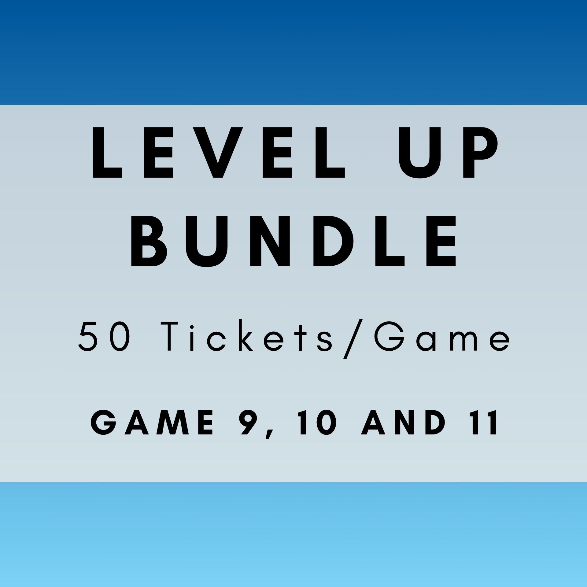 Level Up | Games 9, 10 & 11 Bundle | Boogie Bingo | Printable Music Bingo Tickets