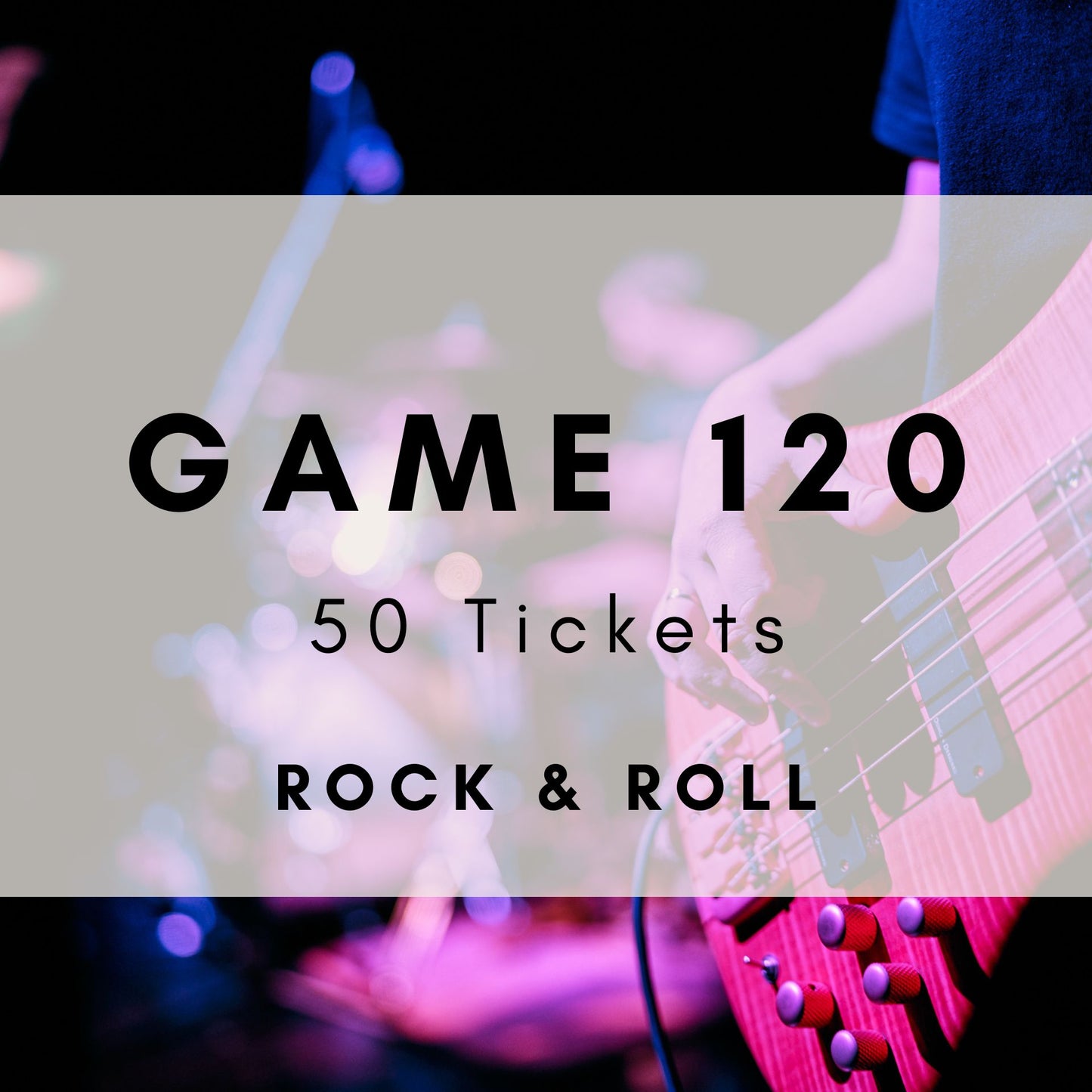 Game 120 | Rock And Roll Bingo | Rock & Roll Music Bingo | Printable Music Bingo Tickets