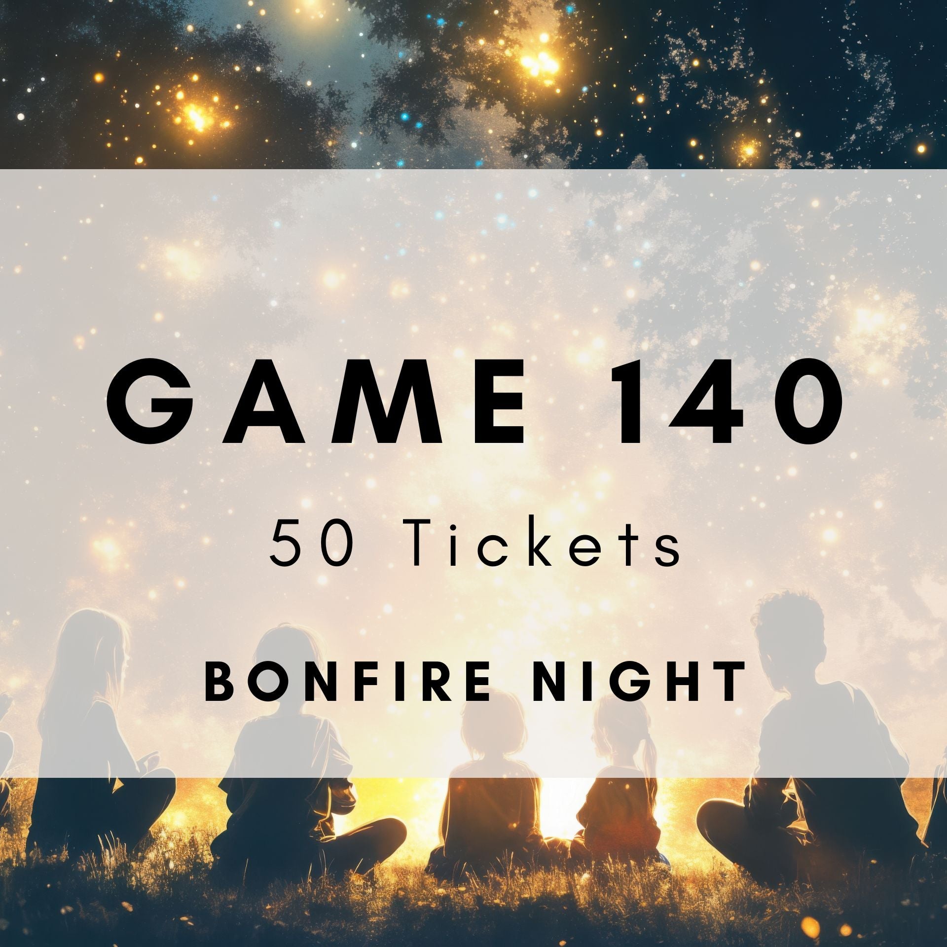 Game 140 | Bonfire Night | Boogie Bingo | Printable Music Bingo Tickets