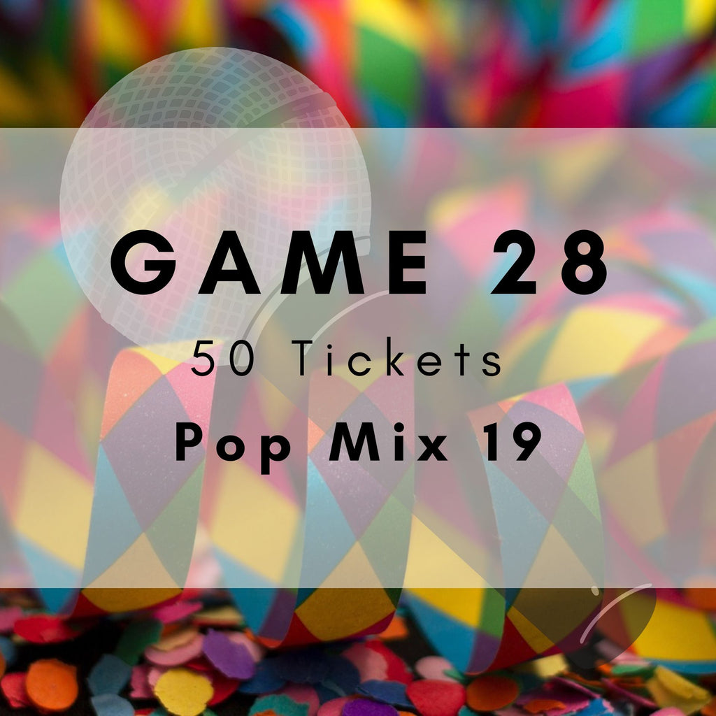Game 28 | Boogie Bingo | Printable Music Bingo Tickets