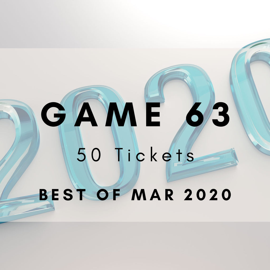 Game 63 | Best of Mar 2020 | Boogie Bingo | Printable Music Bingo Tickets