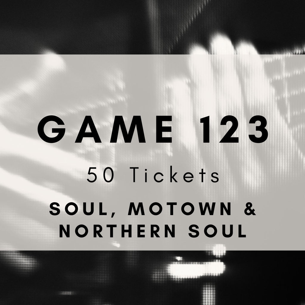 Game 123 | Soul, Motown And Northern Soul Classics | Printable Music Bingo Tickets