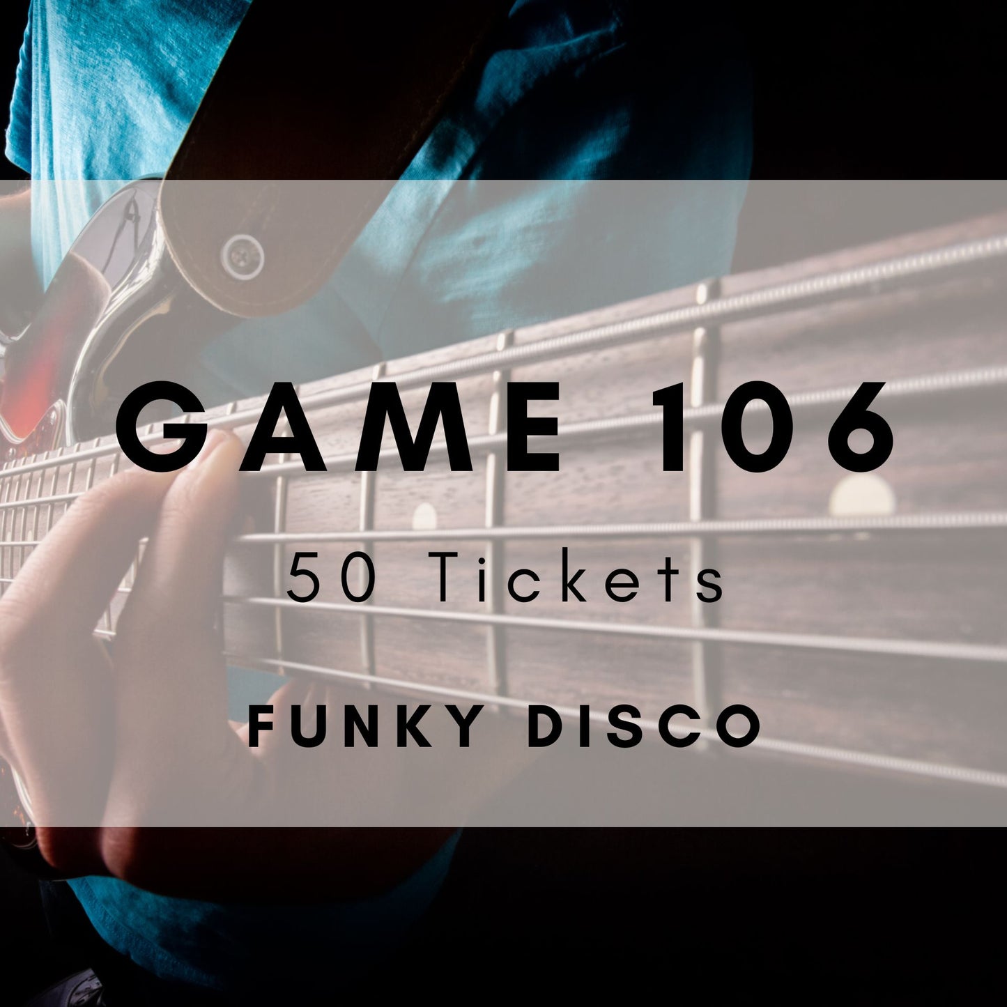Game 106 | Funky Disco | Boogie Bingo | Printable Music Bingo Tickets