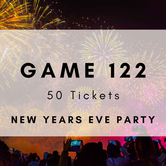 Game 122 | New Years Eve Party | Printable Music Bingo Tickets