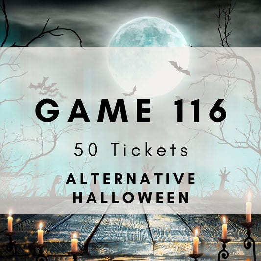 Game 116 | Alternative Halloween | Boogie Bingo | Printable Music Bingo Tickets