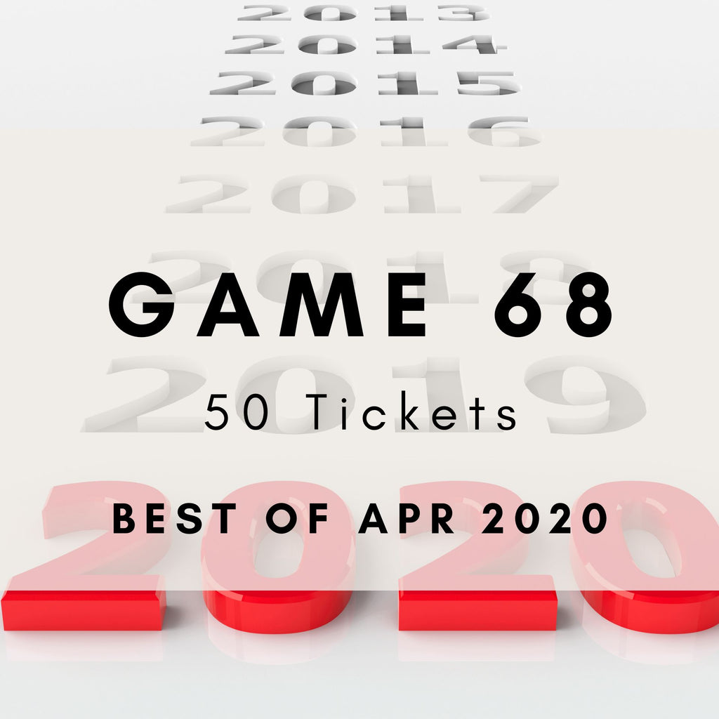 Game 68 | Best of Apr 2020 | Boogie Bingo | Printable Music Bingo Tickets