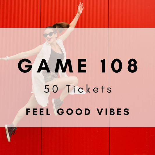 Game 108 | Feel Good Vibes | Boogie Bingo | Printable Music Bingo Tickets