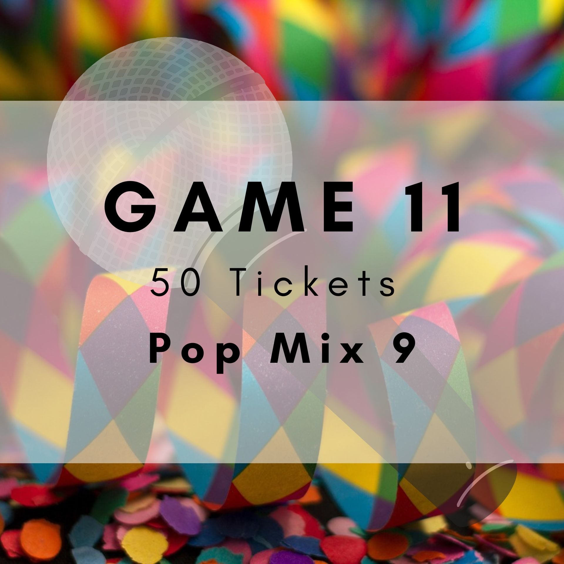 Game 11 | Boogie Bingo | Printable Music Bingo Tickets