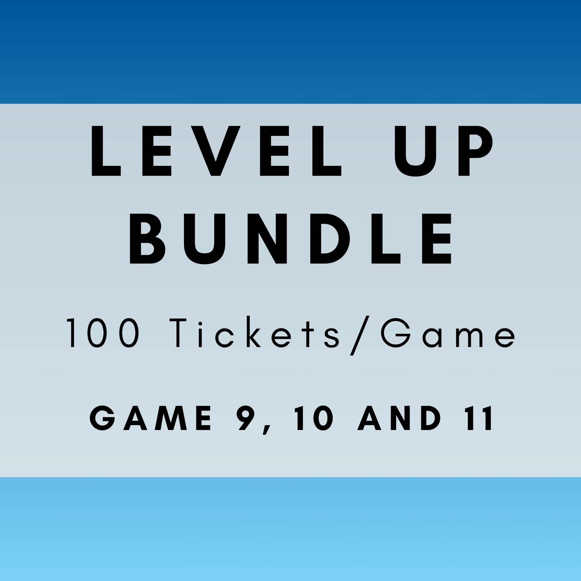 Level Up | Games 9, 10 & 11 Bundle | Boogie Bingo | Printable Music Bingo Tickets