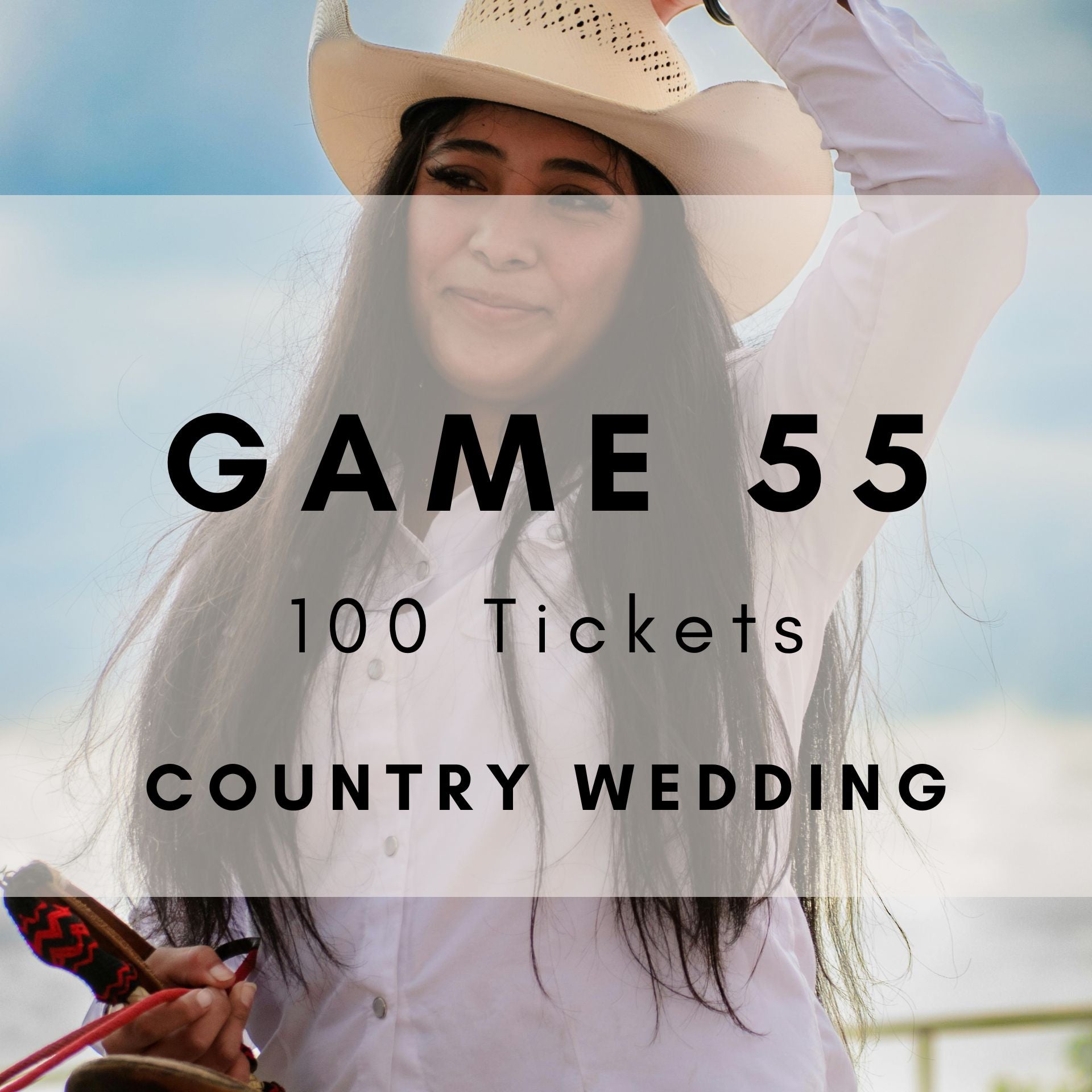 Game 55 | Country Wedding | Boogie Bingo | Printable Music Bingo Tickets