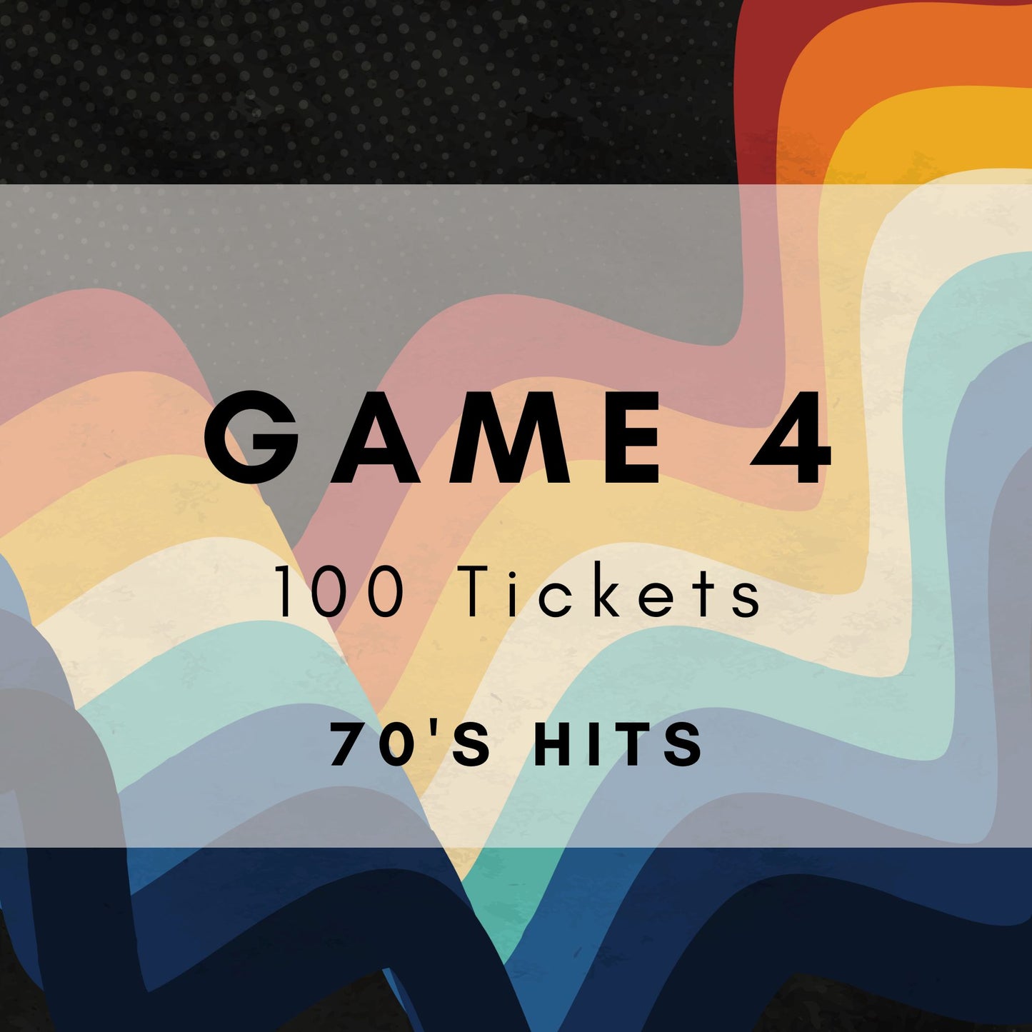 Game 4 | 70s Hits | Boogie Bingo | Printable Music Bingo Tickets