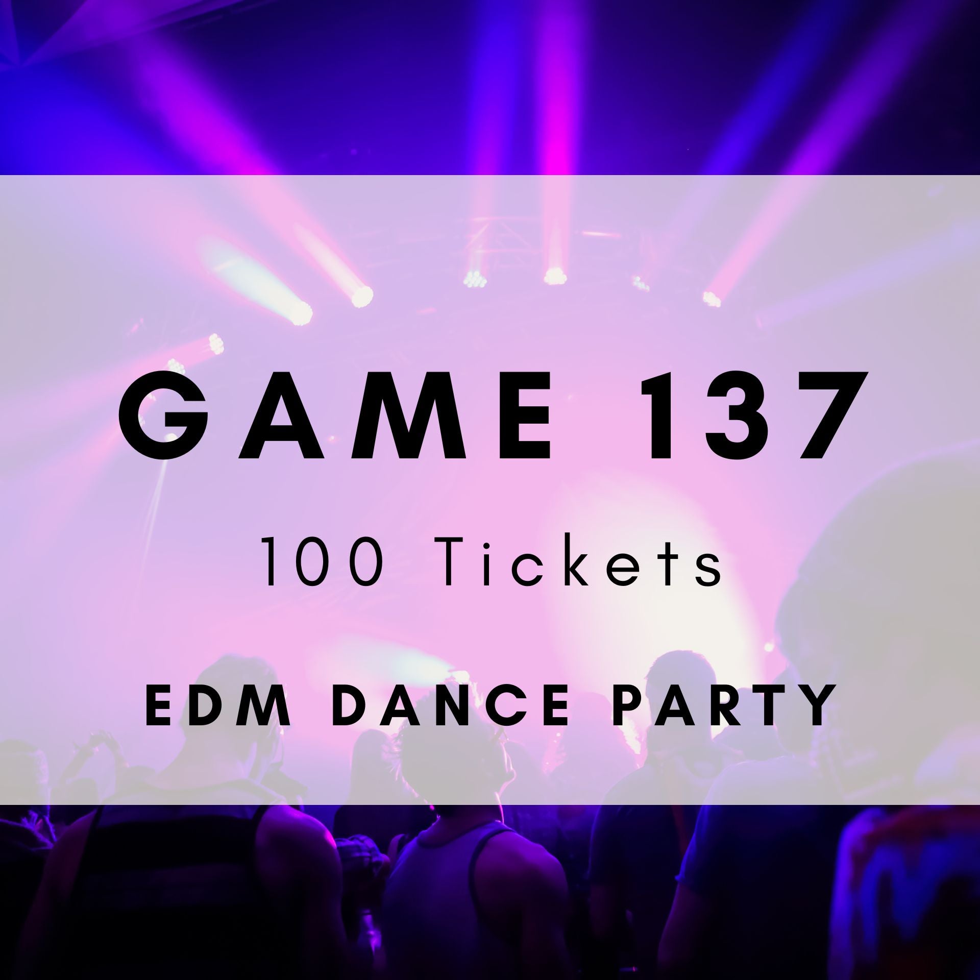 Game 137 | EDM Dance Party | Boogie Bingo | Printable Music Bingo Tickets
