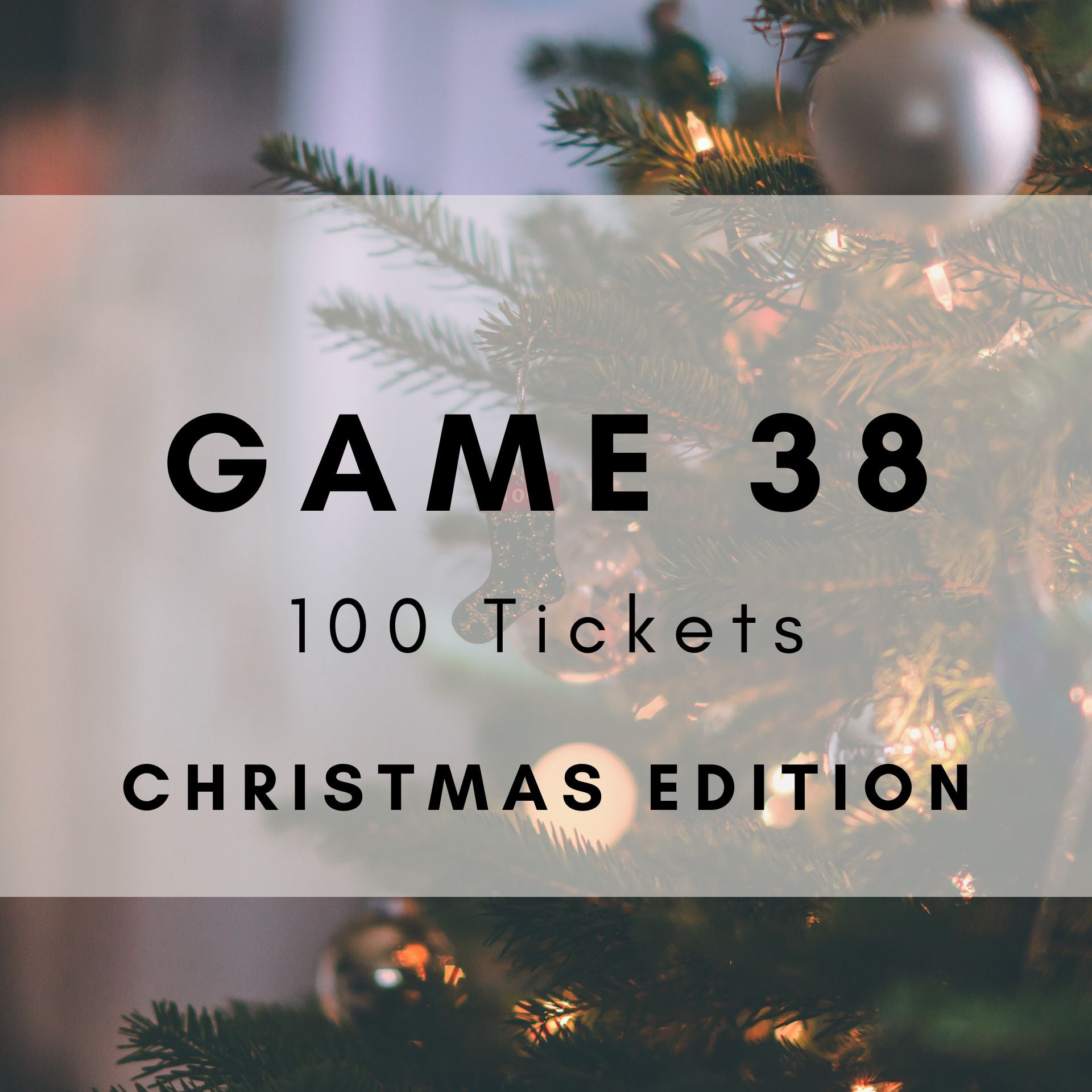 Game 38 | Christmas Edition | Boogie Bingo | Printable Music Bingo Tickets