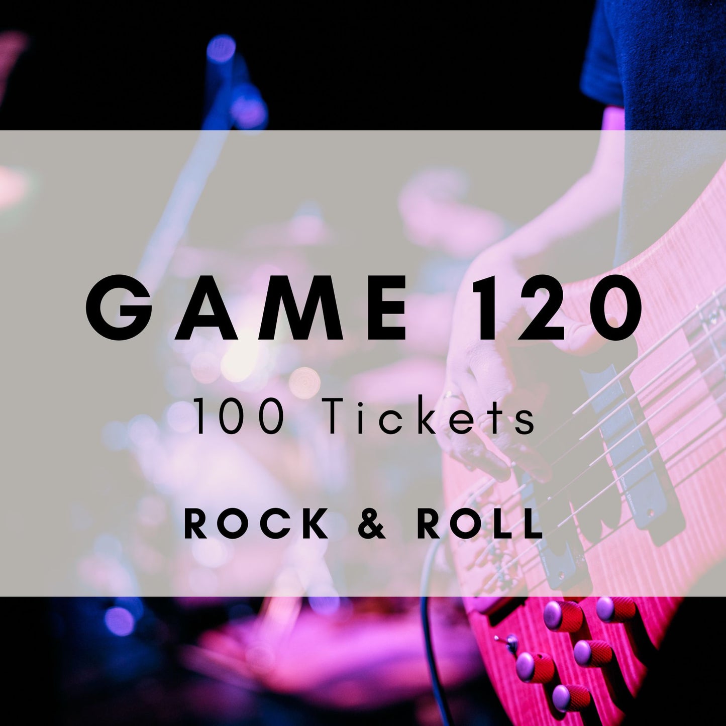 Game 120 | Rock And Roll Bingo | Rock & Roll Music Bingo | Printable Music Bingo Tickets