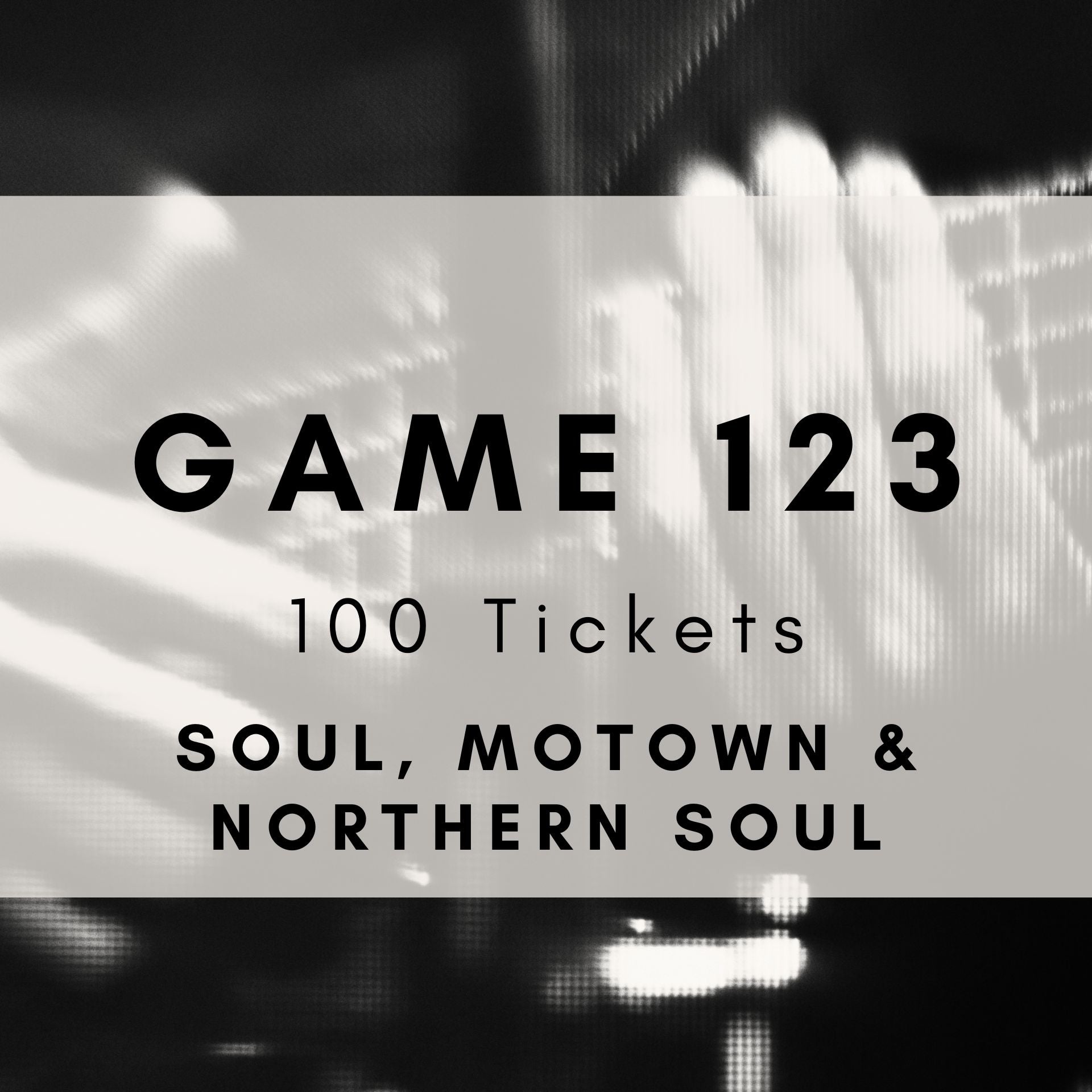 Game 123 | Soul, Motown And Northern Soul Classics | Printable Music Bingo Tickets