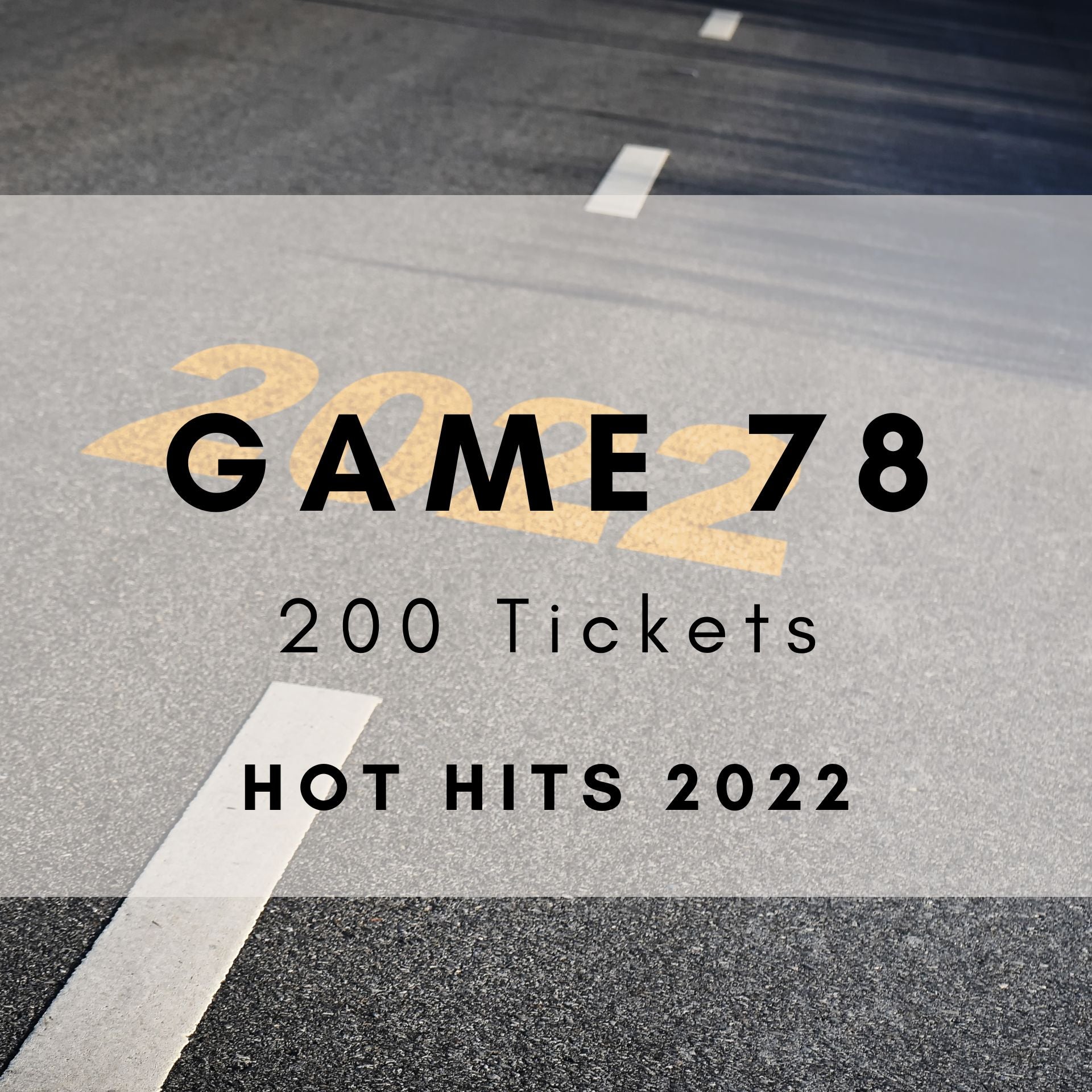 Hot Hits 2022 Music Bingo printable tickets - annual chart toppers. 200 tickets