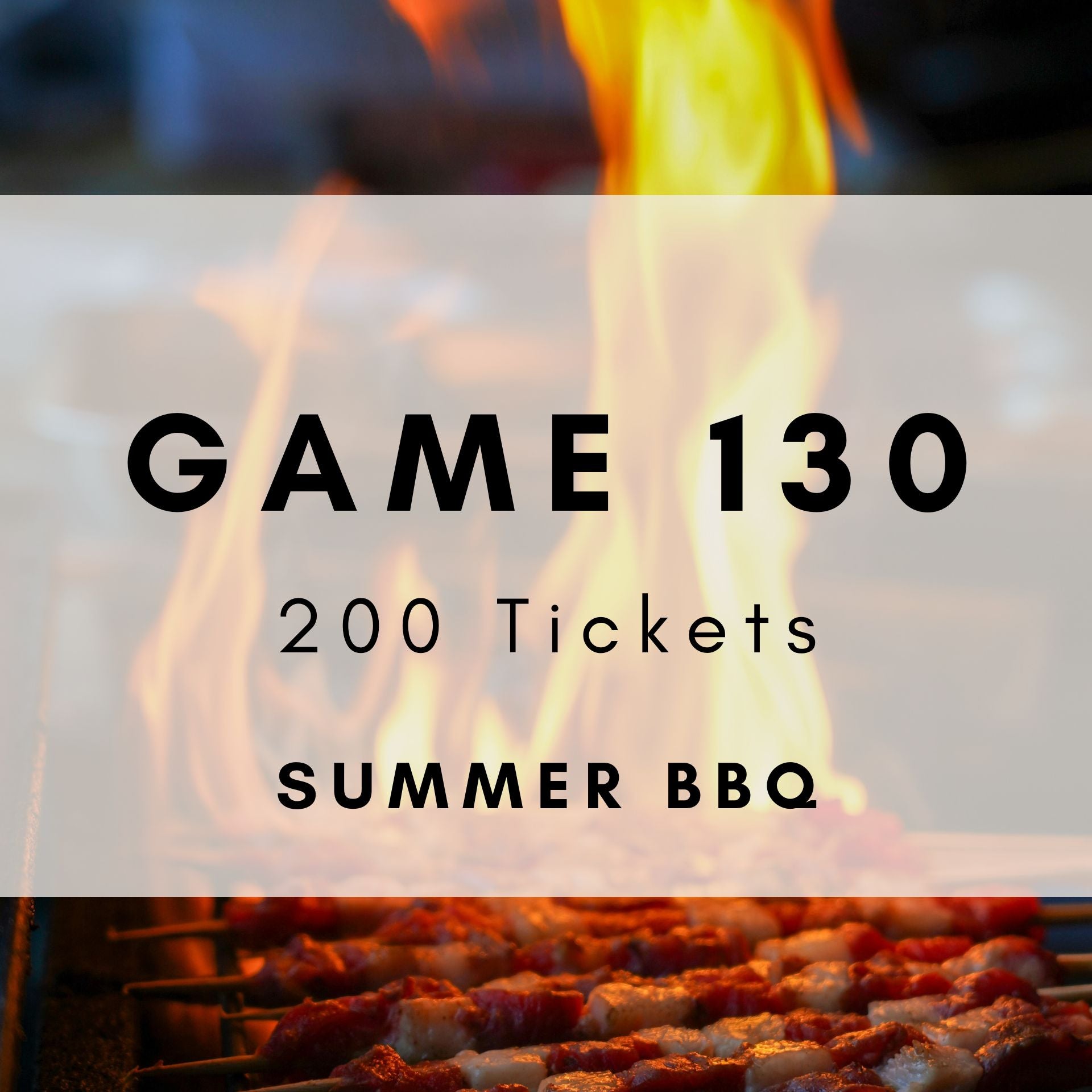 Game 130 | Summer BBQ | Boogie Bingo | Printable Music Bingo Tickets