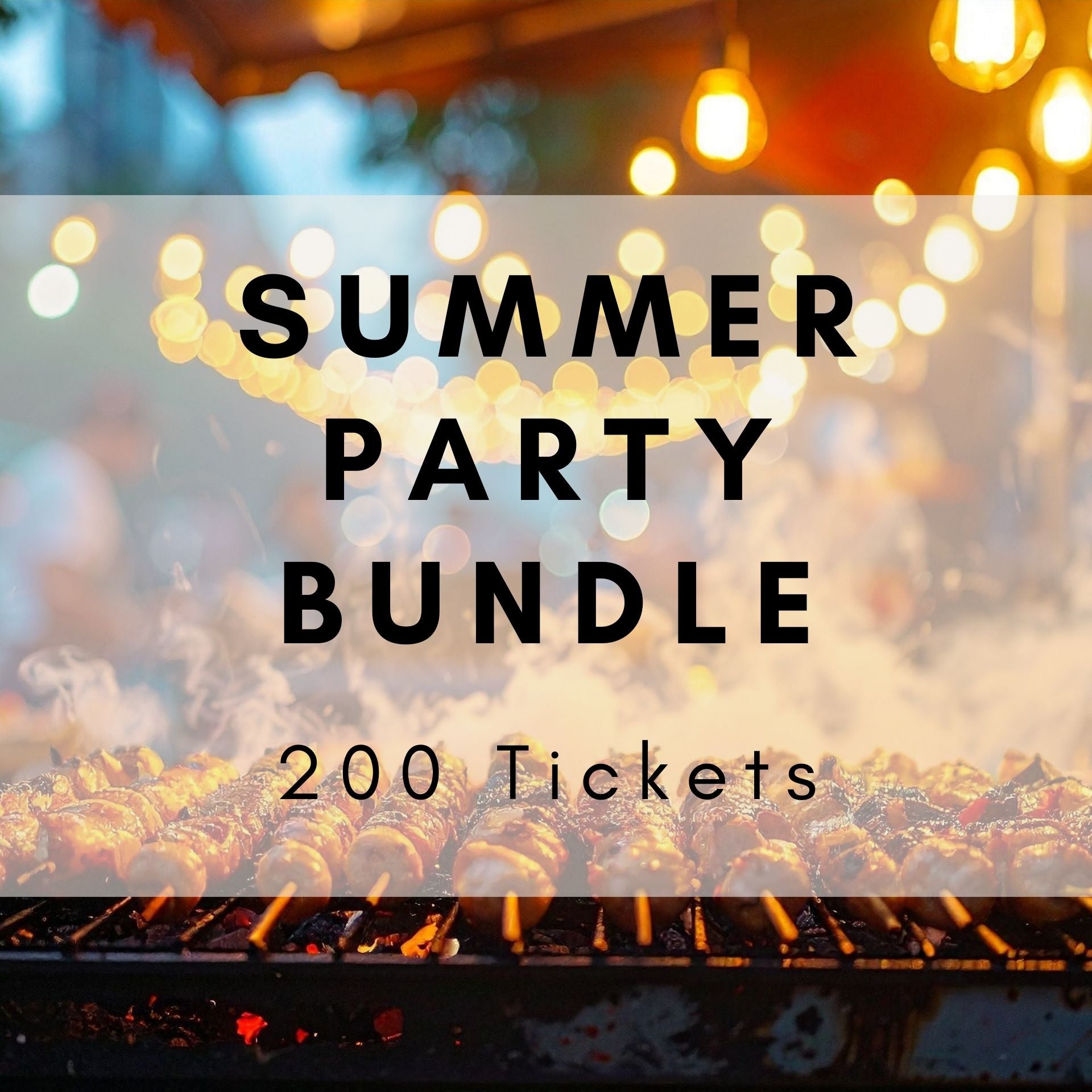 Summer Party Bundle printable music bingo - 3 games with 144 songs. 200 tickets